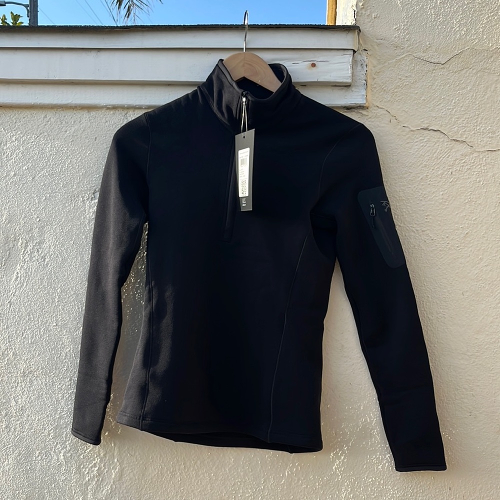 Rho heavyweight zip neck size extra small